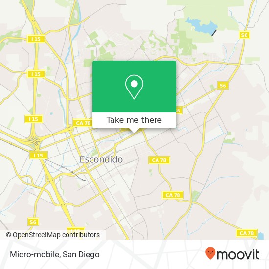 Micro-mobile map