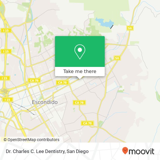 Dr. Charles C. Lee Dentistry map