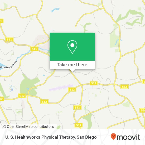 U. S. Healthworks Physical Thetapy map