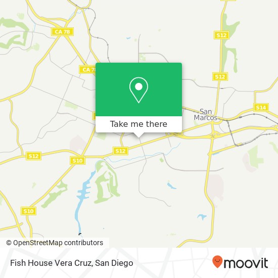 Fish House Vera Cruz map