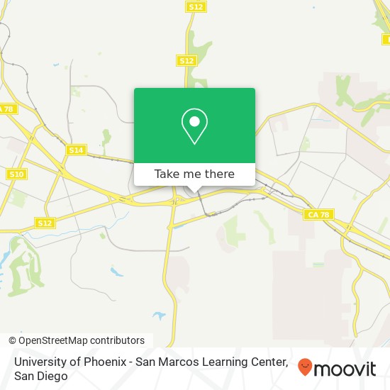 University of Phoenix - San Marcos Learning Center map