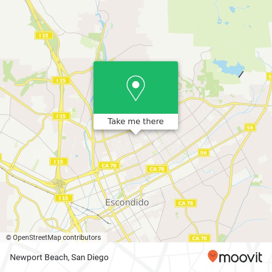 Newport Beach map