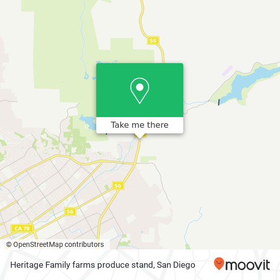 Mapa de Heritage  Family farms produce stand