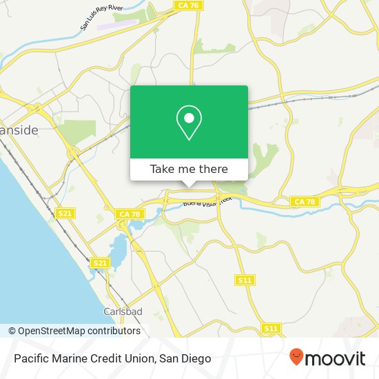 Pacific Marine Credit Union map