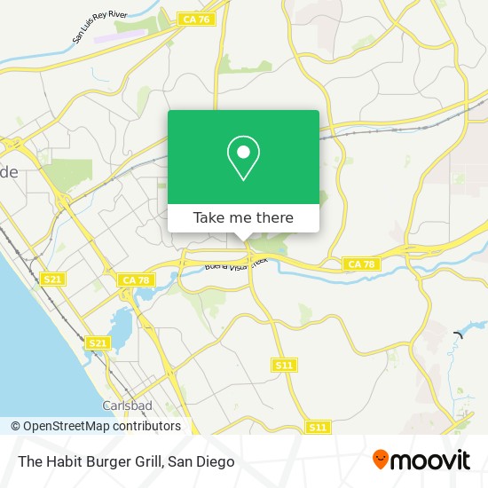 Mapa de The Habit Burger Grill