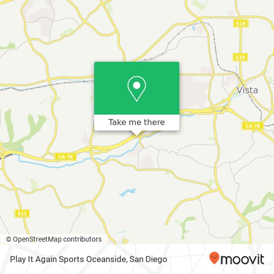 Play It Again Sports Oceanside map