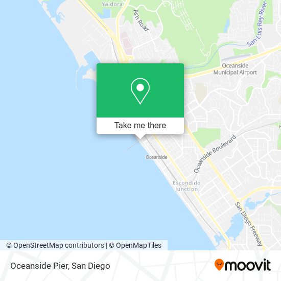 Oceanside Pier map