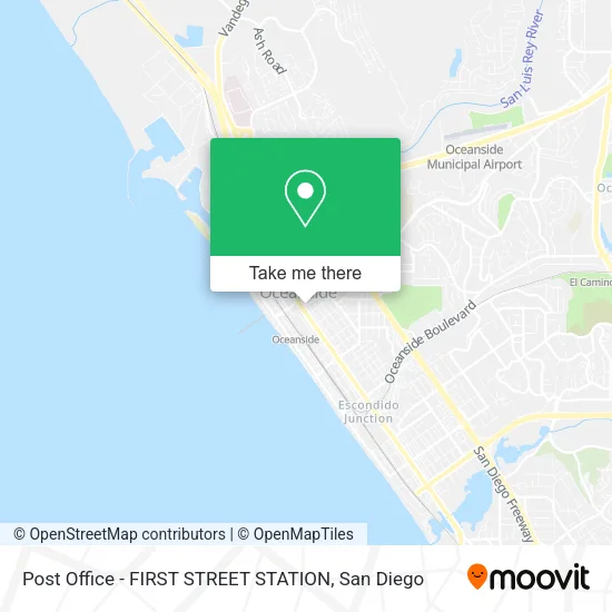 Mapa de Post Office - FIRST STREET STATION