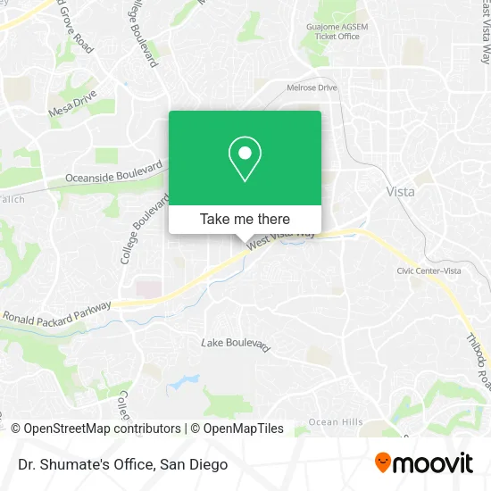 Mapa de Dr. Shumate's Office