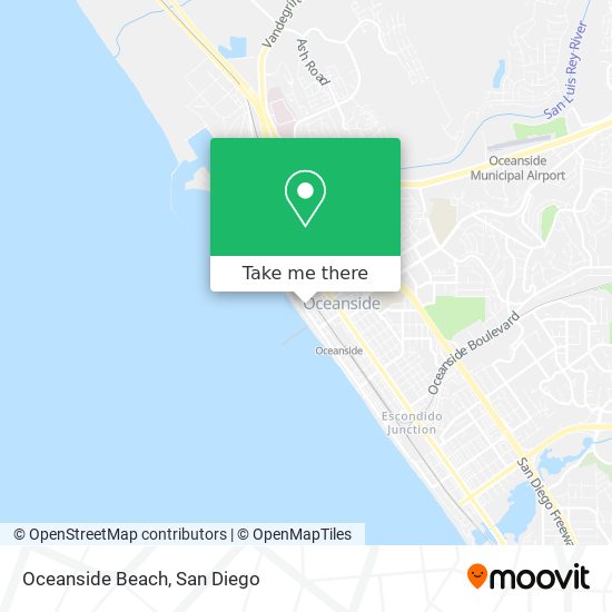 Mapa de Oceanside Beach