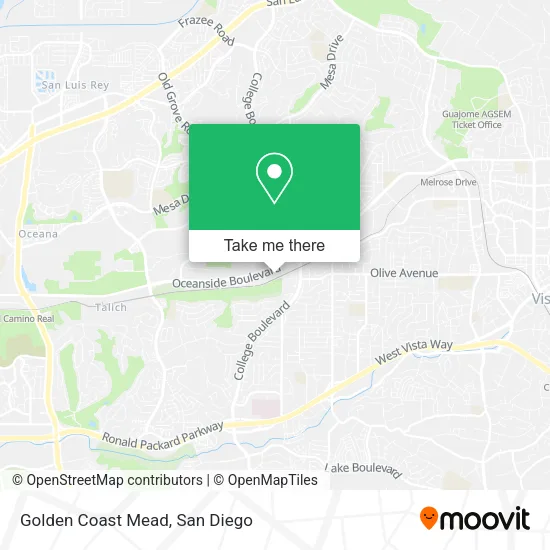 Golden Coast Mead map