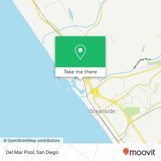 Del Mar Pool map
