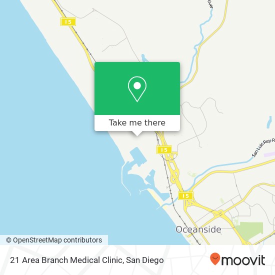 21 Area Branch Medical Clinic map