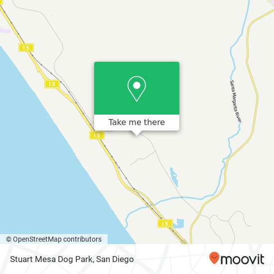 Mapa de Stuart Mesa Dog Park