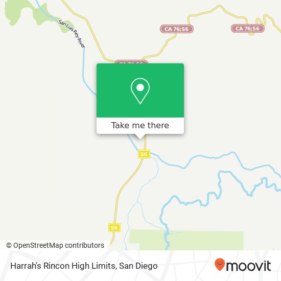 Harrah's Rincon High Limits map