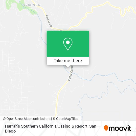 Harrah's Southern California Casino & Resort map
