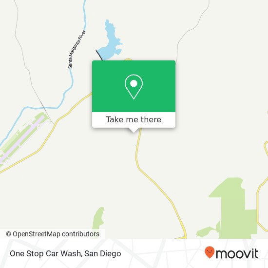 One Stop Car Wash map