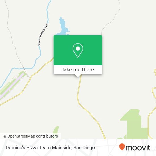 Domino's Pizza Team Mainside map