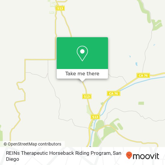 Mapa de REINs Therapeutic Horseback Riding Program