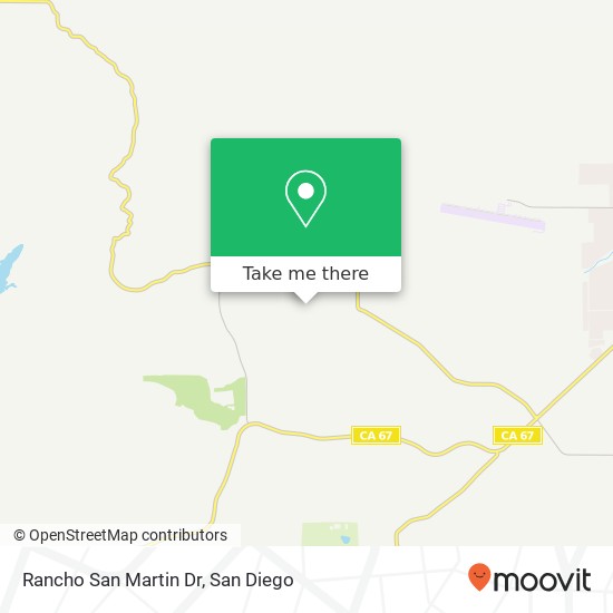 Mapa de Rancho San Martin Dr