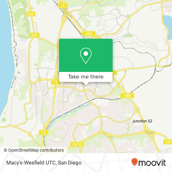 Mapa de Macy's-Wesfield UTC