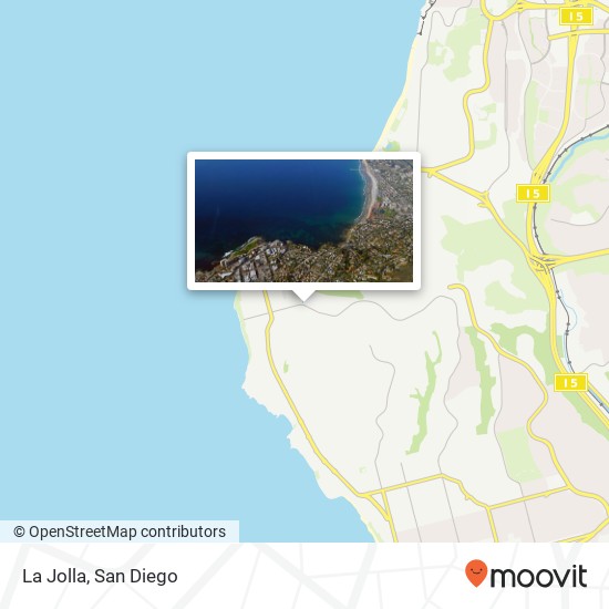 Mapa de La Jolla