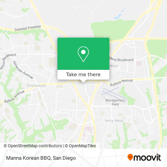 Manna Korean BBQ map