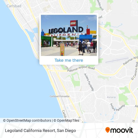 Legoland California Resort map