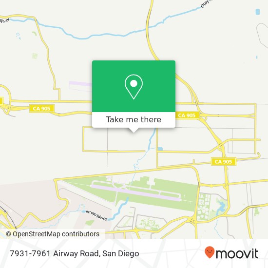 Mapa de 7931-7961 Airway Road