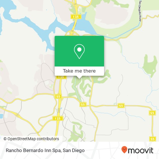 Mapa de Rancho Bernardo Inn Spa
