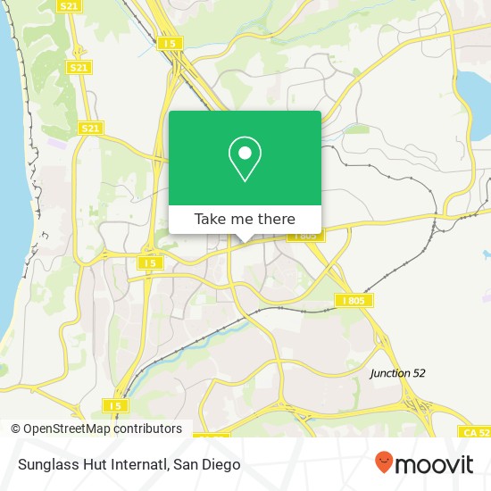 Mapa de Sunglass Hut Internatl