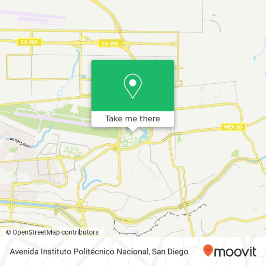 Mapa de Avenida Instituto Politécnico Nacional