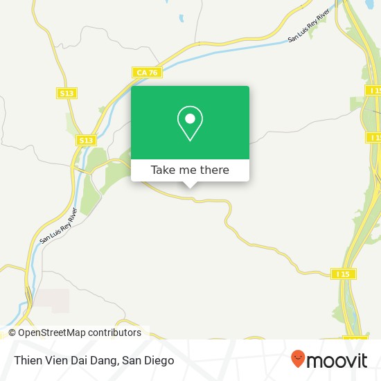 Thien Vien Dai Dang map