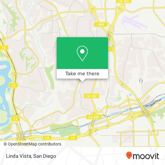 Linda Vista map