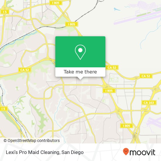 Lexi's Pro Maid Cleaning map