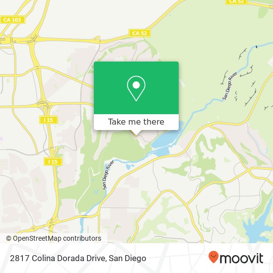 2817 Colina Dorada Drive map