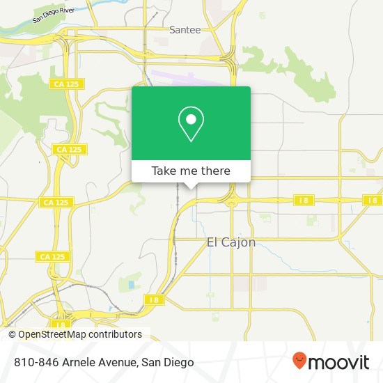 Mapa de 810-846 Arnele Avenue