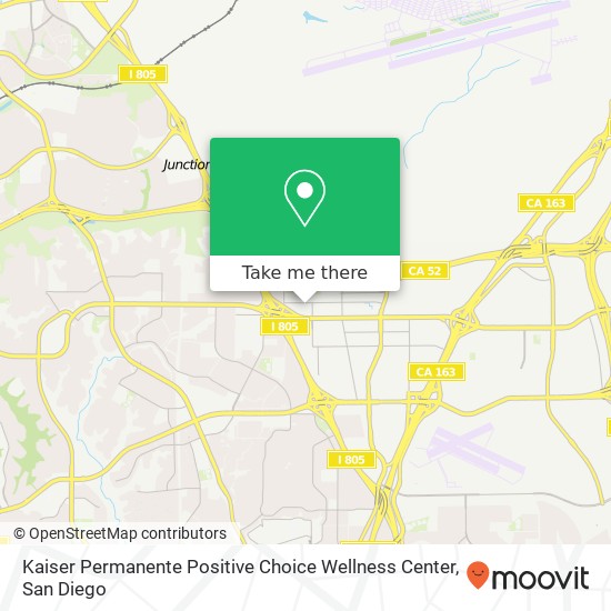 Kaiser Permanente Positive Choice Wellness Center map