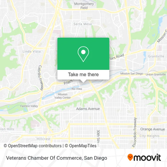 Veterans Chamber Of Commerce map