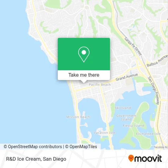 R&D Ice Cream map