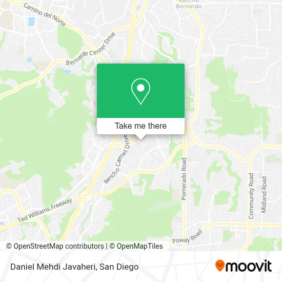 Daniel Mehdi Javaheri map