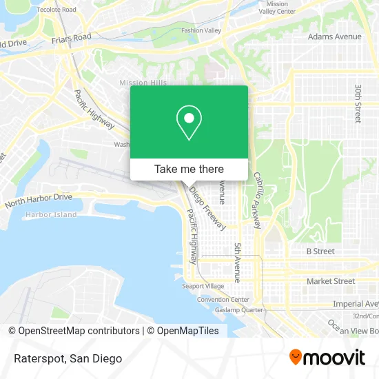 Raterspot map