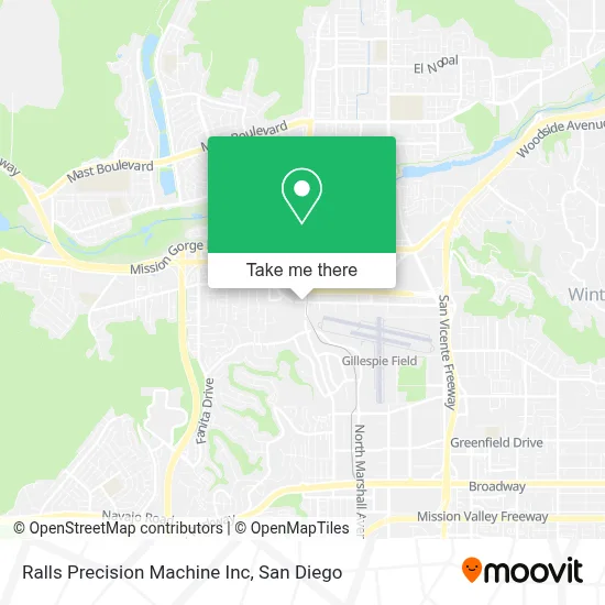 Ralls Precision Machine Inc map