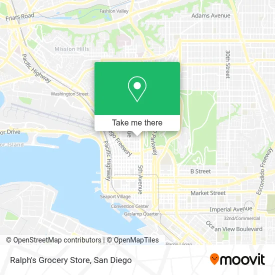 Ralph's Grocery Store map