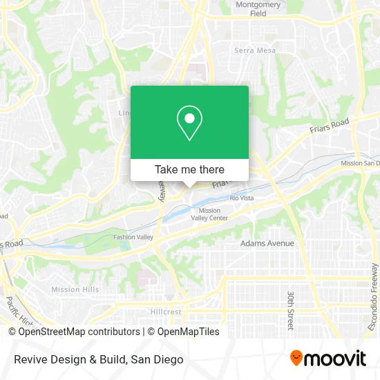 Revive Design & Build map