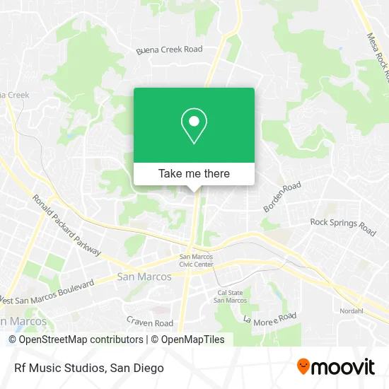 Rf Music Studios map