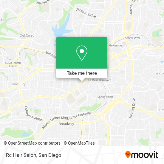 Rc Hair Salon map