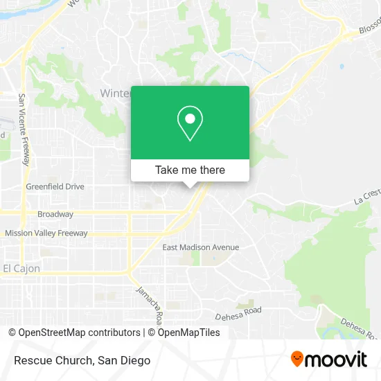 Rescue Church map