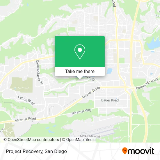 Project Recovery map