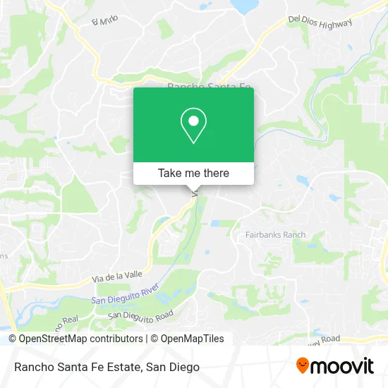 Rancho Santa Fe Estate map